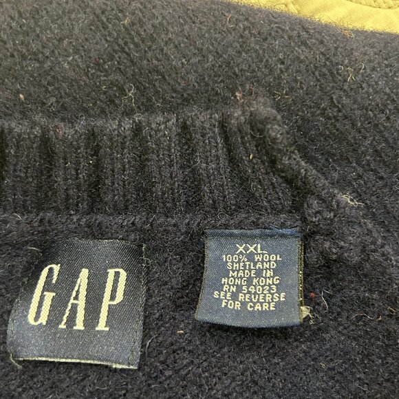 Felted Wool Handcrafted Mittens from Repurposed Eddie Bauer/Gap Sweaters - Navy - Picture 6 of 6